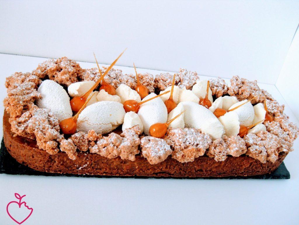 Croccanti nuvole di nocciole e mandarino