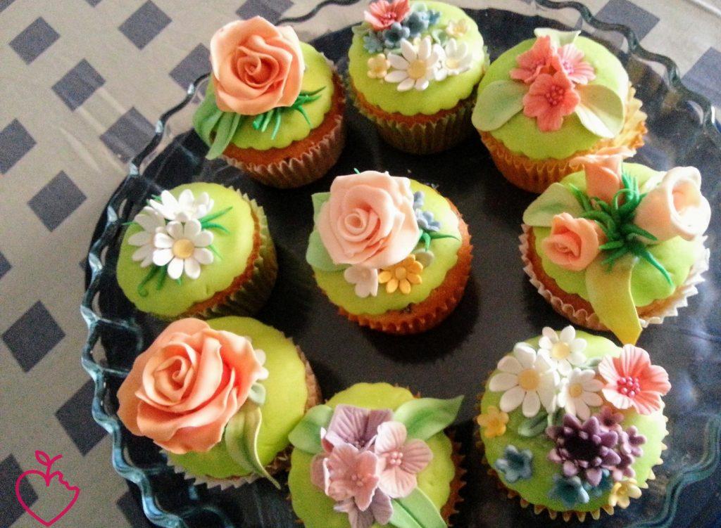 Cupcakes in fiore per la mia nonna