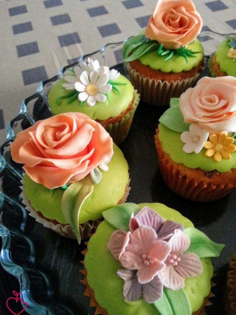 Cupcakes in fiore per la mia nonna
