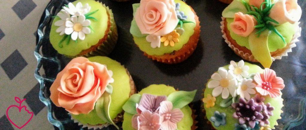 Cupcakes in fiore per la mia nonna