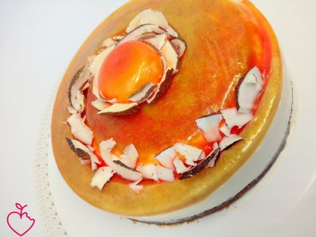 Cheesecake cocco, cioccolato e banana