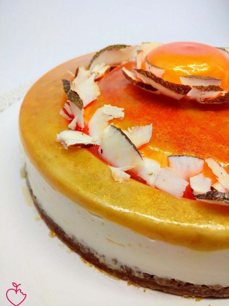 Cheesecake cocco, cioccolato e banana