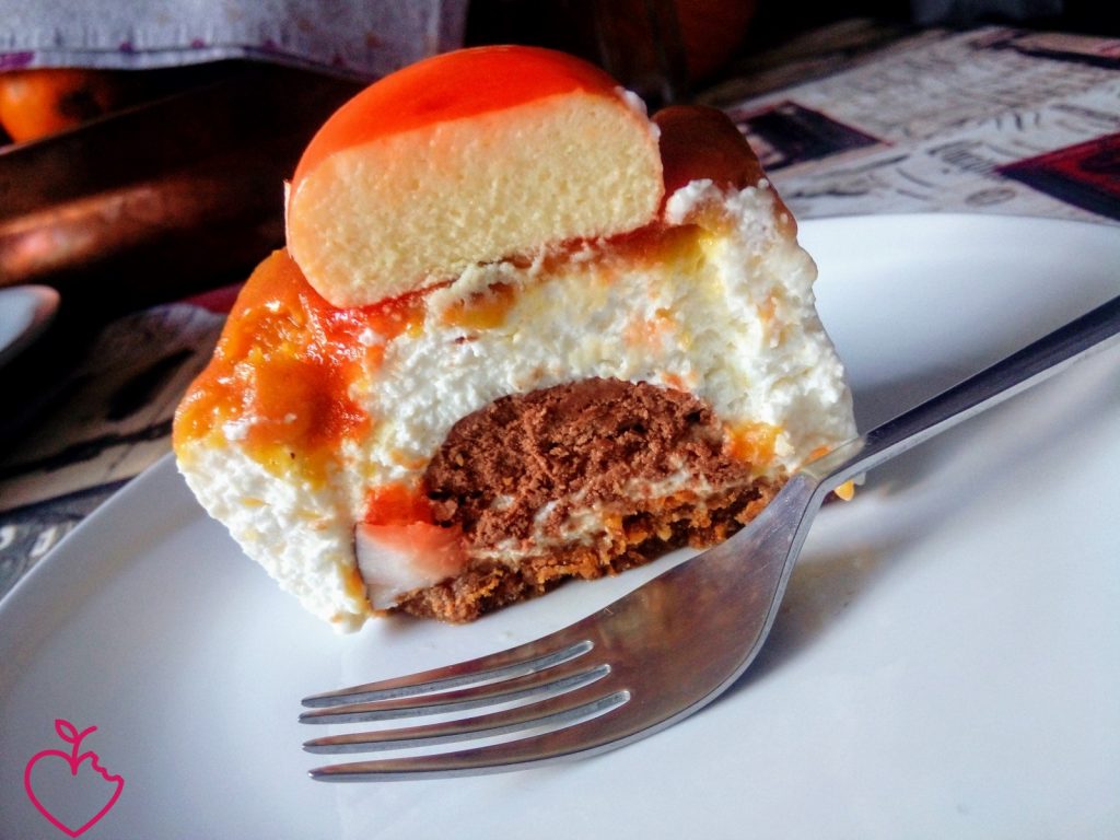Cheesecake cocco, cioccolato e banana