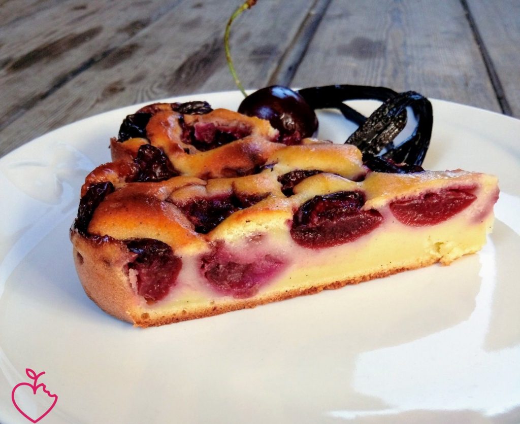 Clafoutis ricotta ciliegie e vaniglia