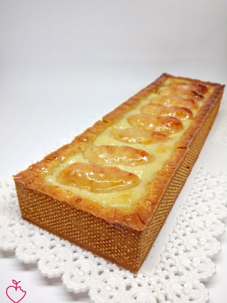 Crostata alla crema con mele renette