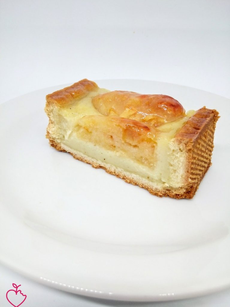 Crostata alla crema con mele renette